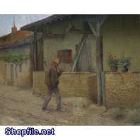 TSD3566 - Tranh sơn dầu người đàn ông vui chơi